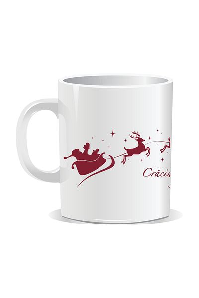 OEM Personalized Christmas mug, Merry Christmas - White interior