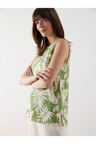 LC Waikiki Crew Neck Floral Women's Blouse