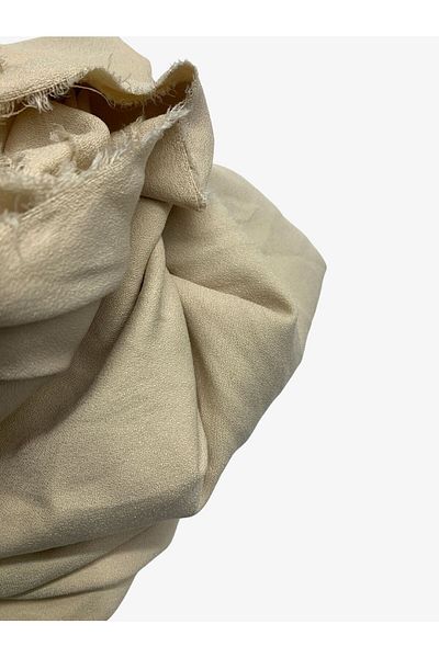 Yiğit Kumaş Crepe Fabric with Sand, Piece 150X150 cm Beige Color