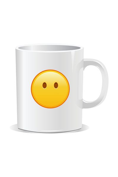 OEM Personalized mug with Emojis, Speechless, Speechless