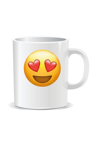 OEM Personalized mug with Emoji, Love