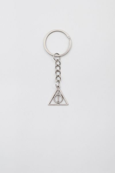 Bu Farklı Breloc minim Harry Potter Relicvele Morții - Placat cu argint antic - Femei Bărbați