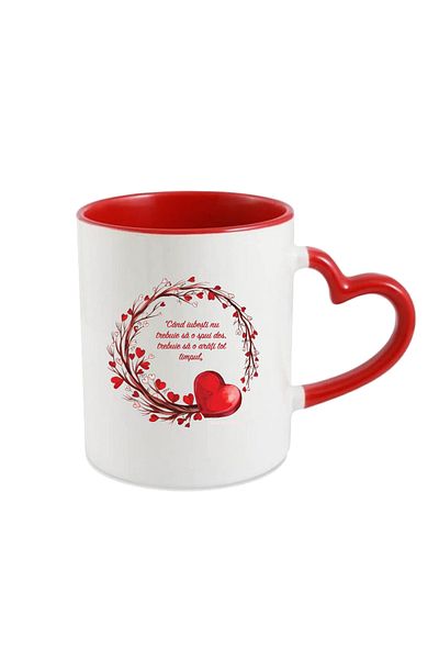 OEM Personalized mug for Valentines Day, When you love, you don't have to show it all the time
