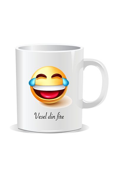 OEM Personalized Emoji Mug, Cheerful by Nature