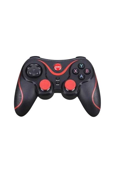 OEM Controller wirelles, Conexiune Bluetooth, Cu Suport Reglabil Pentru Tableta Sau Telefon, Negru/Rosu