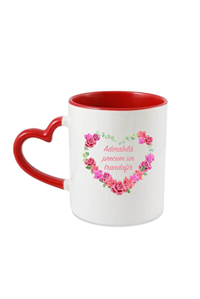 OEM Personalized mug for Valentines Day, Adorable as a rose