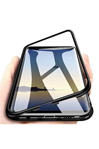 OEM Калъф за Samsung Galaxy S8, магнитен черен, перфектно прилягане с първокл...