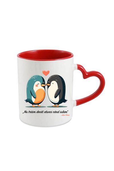 OEM Personalized mug for Valentines Day, We only live when we love