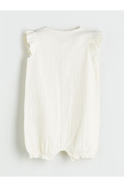LC Waikiki Crew Neck Basic Baby Girl Jumpsuit