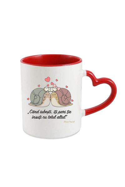 OEM Personalized mug for Valentines Day, When you love, you seem like a completely different person.