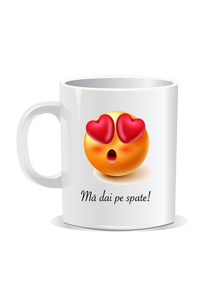 OEM Personalized mug with Emoji, You're putting me on my back