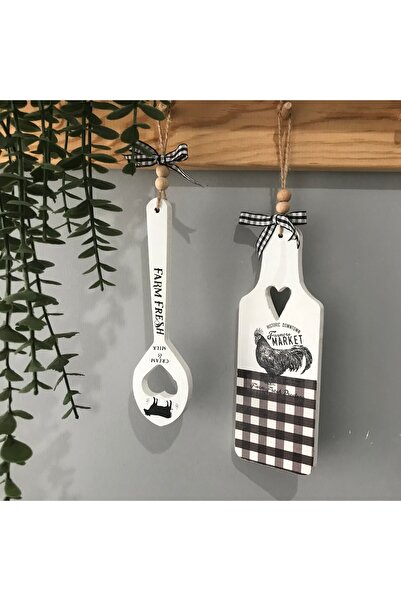 FK Home Decor Ahşap Mutfak Dekoru Model 2 & Terek Dekoru