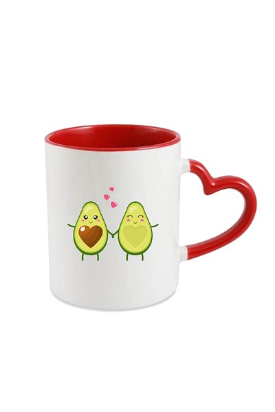 OEM Personalized mug for Valentines Day, Avocado love