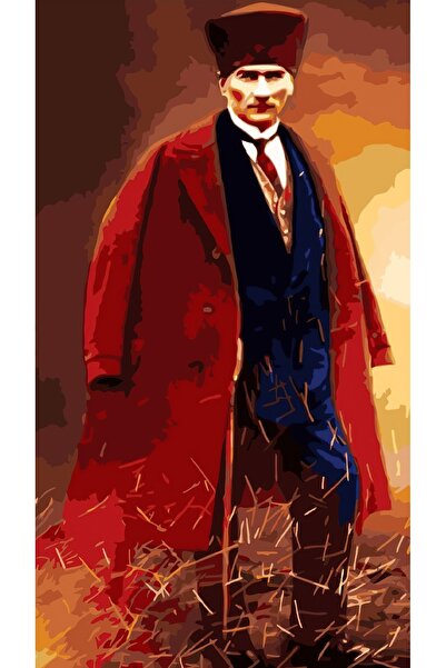 Goblen Atölyesi 50*60 cm BASKILI GOBLEN İPSİZ ATATÜRK 2