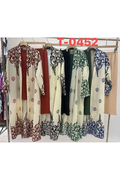 india Women's cardigan jalabiya