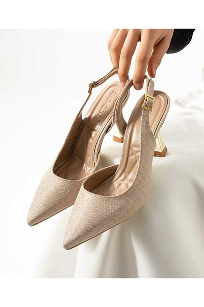 AYDOĞDU by ünal Silvery Women's Heel Shoes Mirror Heel
