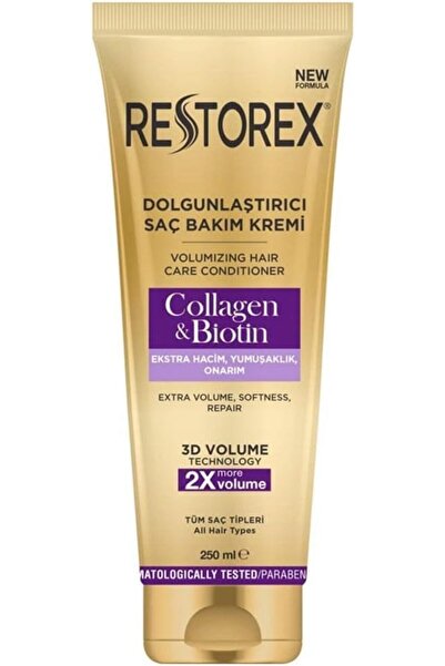 REX Restorex Plumping Hair Care Cream Collagen & Biotin 250 ml
