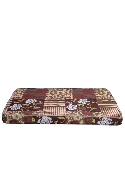 Generic Foam mattress with multi-colored decorative fabric upholstery