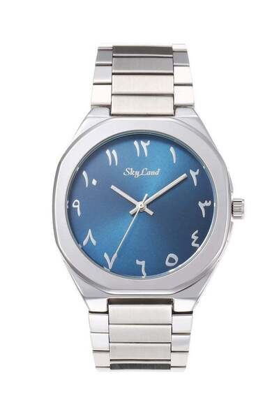 Skyland Sky Land Men's Steel Watch with Arabic Numerals