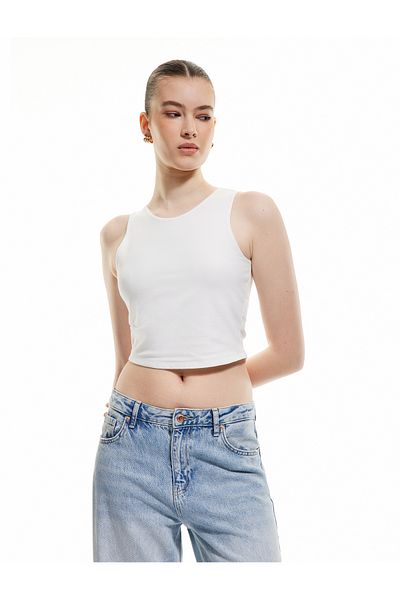 Koton New Season Cotton Sleeveless Crew Neck Undershirt