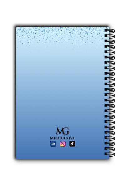 MG Medicinist Medical Notebook A5 - Medical Student Tears - Dictation - 80 Sheets