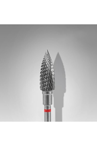 STALEKS Manikür Çıkarma Çelik Törpü Ucu Kırmızı Ateş FT10R050/13