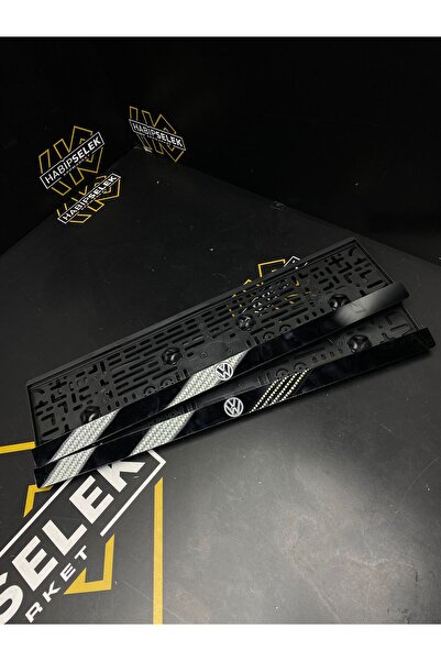 Habipselek AppMarket Volkswagen Uyumlu Pleksi Plakalık (2 adet)