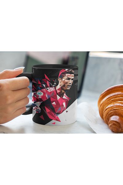 MECKSA Ronaldo and Messi Coffee Mug Tea Cup 11 oz