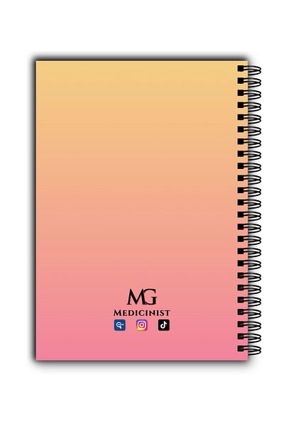 MG Medicinist Medical notebook A5 - Take a Deep Breath - Dictation - 80 Sheets