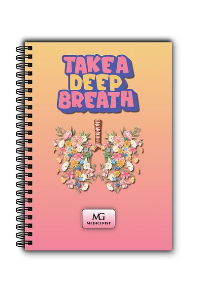 MG Medicinist Medical notebook A5 - Take a Deep Breath - Dictation - 80 Sheets