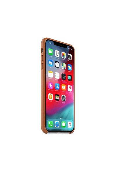 Apple Protective case for Apple iPhone XS Max, Leather, Saddle Brown