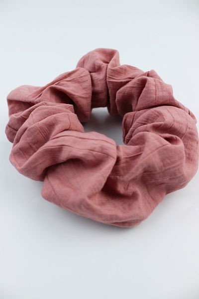 İLKYAZ Soft Fabric Rubber Buckle Bagel Buckle - Pastel Pink