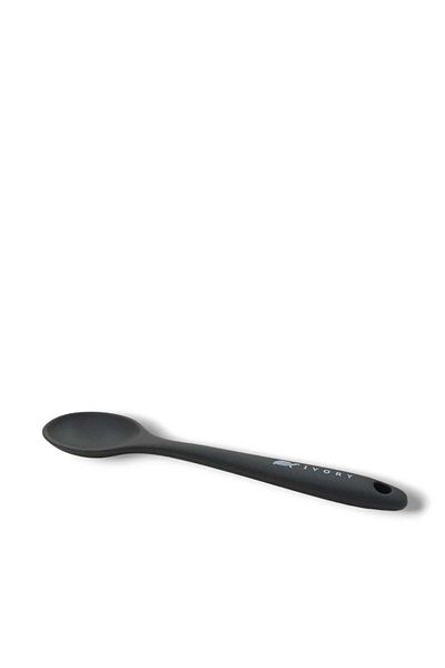 cephome güvenilir alışverişin adresi Silicone Cooking Spoon Gray (27,5 cm) 1 Pcs