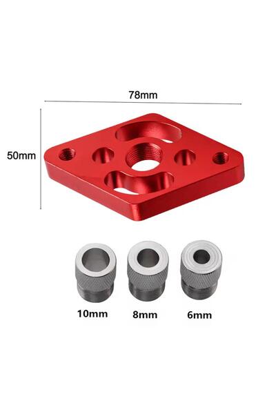 BGA Marangoz Mobilya Kurulum Jig Dübel Delik matkap Kılavuzu jig Merkezi Dübe...
