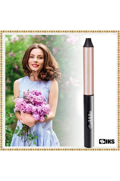 SIKS 6 In 1 Hair Curler, with 3 Intensity Levels 160°C - 180°C- 200°C, Tourmaline Ceramic Coating
