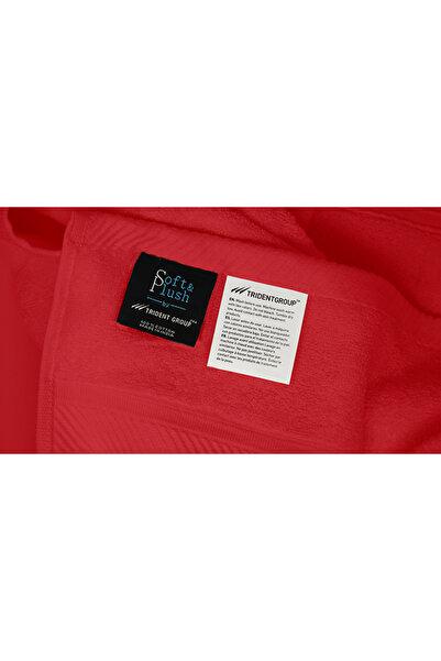 Trident 2Piece 100 Cotton 500 GSM Plush Towel Set White 70x140cm