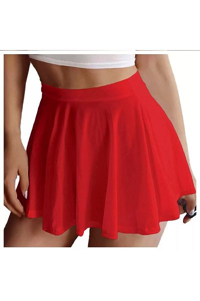 HayalGecesi Lycra Stylish Micro Mini Skirt