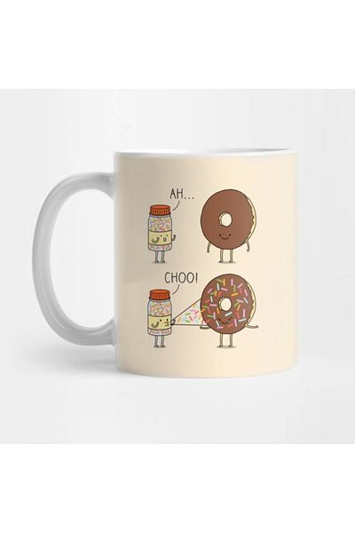Pixxa Sprinkles - Donut Mug Cup