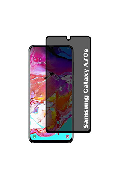 ZetGSM Folie de sticlă Privacy pentru Samsung Galaxy A70s - Full glue