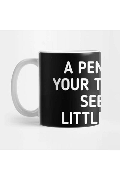 Pixxa Penny for Your Thoughts Seems Pricey Mug