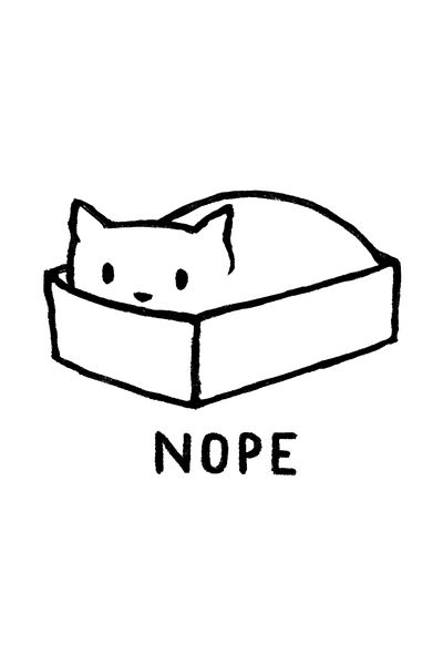 Pixxa Nope Cat - Cat Mug