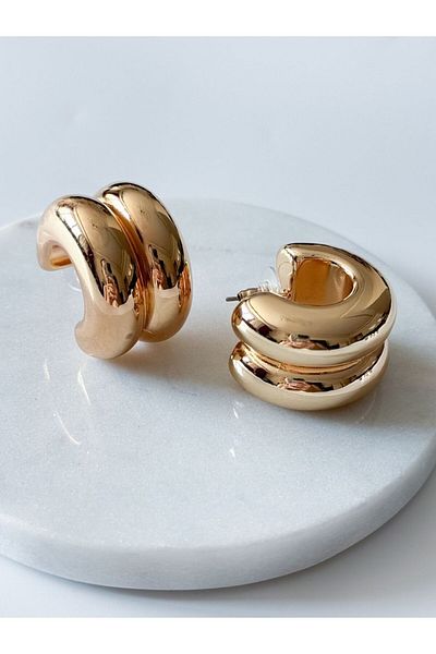 CHARMLUCKY Steel 2 Bomb Earrings
