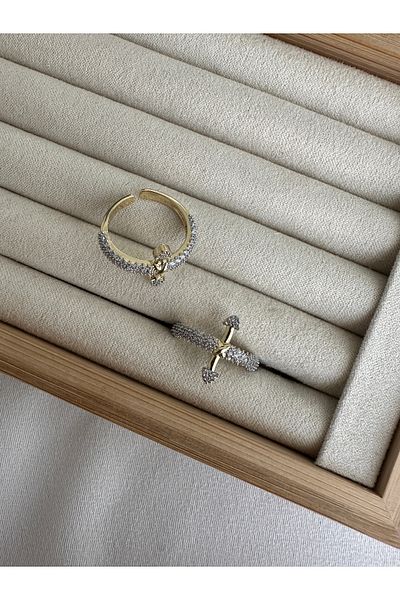 ringbox Zircon Stone Brand Model Arrow Ring