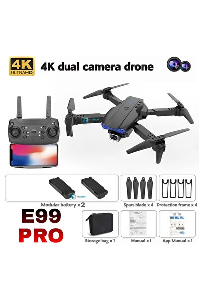 Thteknolojimarket E99 PRO Drone Çift Bataryalı