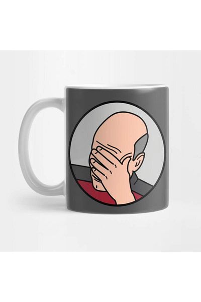 Pixxa Epic Facepalm Picard Mug Cup
