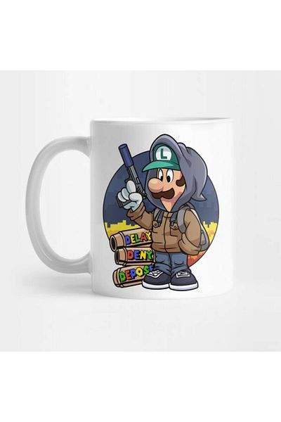 Pixxa Luigi Mario Mug Cup