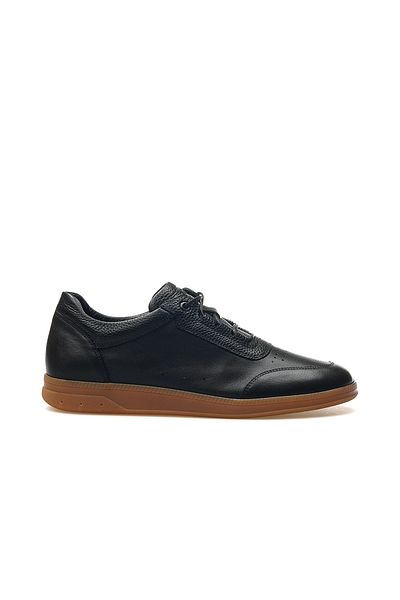 Libero Men's Genuine Leather Casual Shoes 25Y H1031 m Black