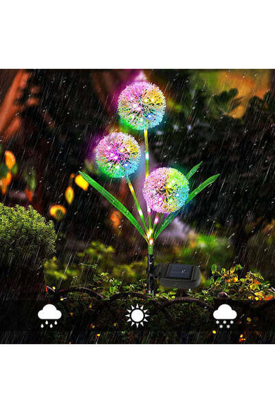 OriundeSales Lampa solara tip papadie rgb