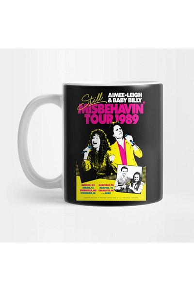 Pixxa Still Misbehavin' Tour 1989 Mug Cup