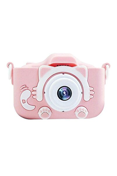 SIKS Cameră foto/video pentru copii, model pisică 1080P, ecran de 2 inch, joc...